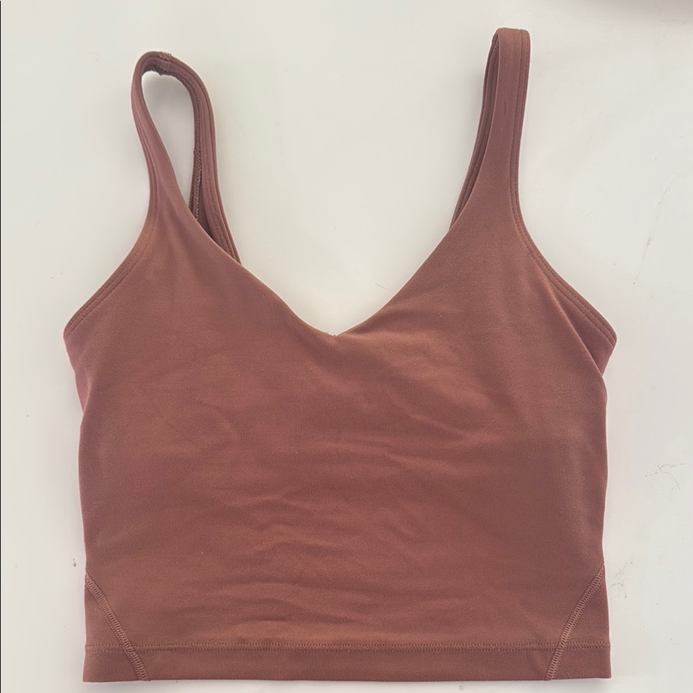 Lululemon Athletica Brown Tank Top